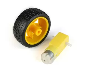 Bánh xe TT 69mm kèm động cơ giảm tốc TT130